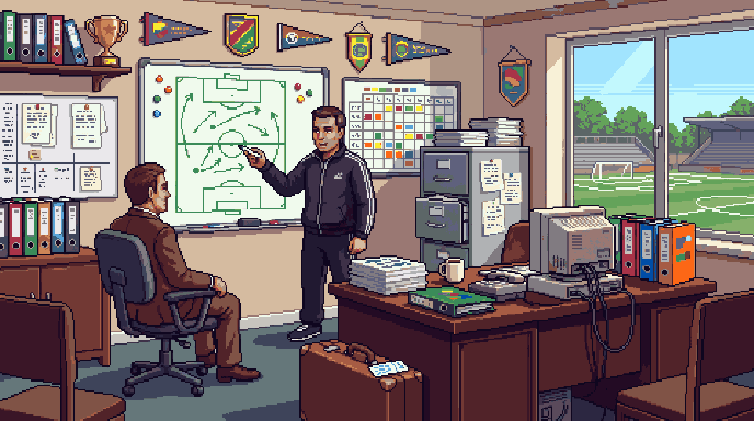 Picture of the “Planning day” screen in Gaffer's Desk