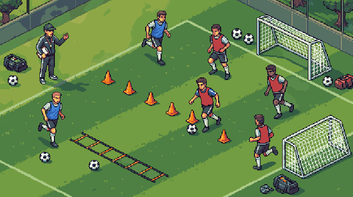 Picture of the “Training” screen in Gaffer's Desk
